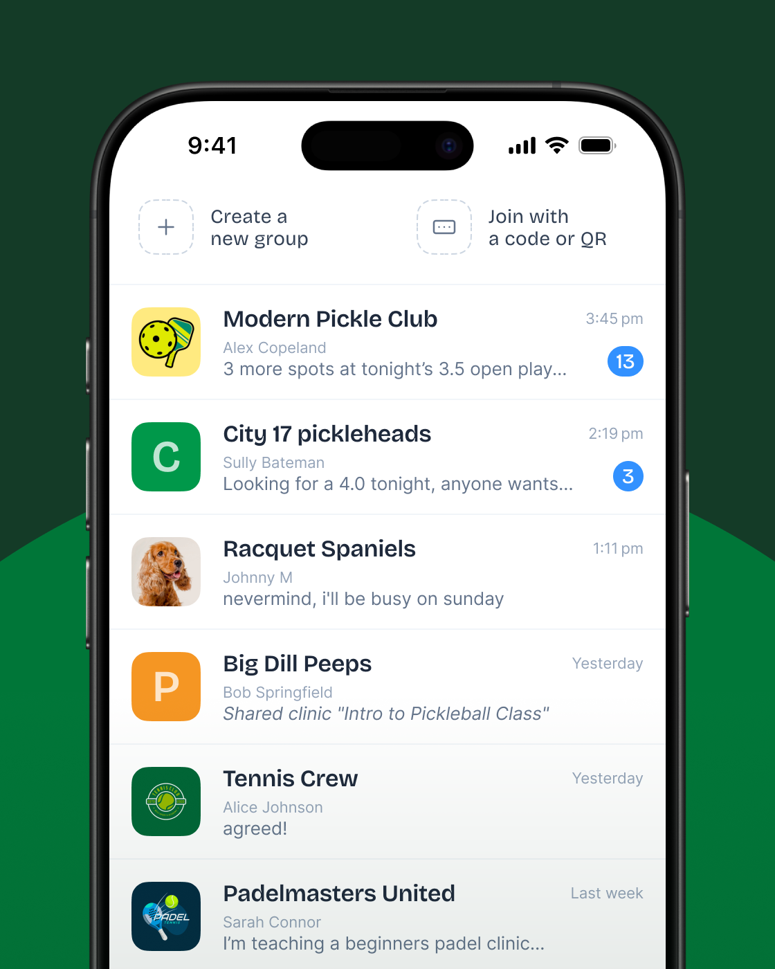 Community and groups